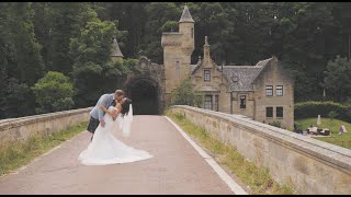 Scottish SUMMER Wedding  Lisa amp David  Radstone Hotel [upl. by Yatnoj]