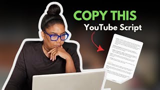 How To Write A Script for A YouTube Video  YouTube Script Outline [upl. by Alekin]