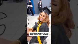 Regina Daniels celebrates Psychology degree credits family and God [upl. by Moffit]