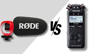 Rode Video Micro II Vs Tascam DR05X Handheld Recorder Sound Test [upl. by Crowns]