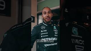 Hamilton na despedida da Mercedes F1👏🤜🤛 shorts [upl. by Arman]