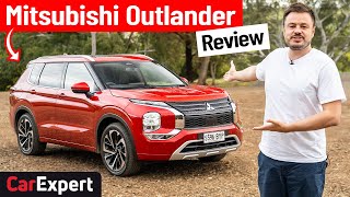 2022 Mitsubishi Outlander 7 seat review inc 0100 [upl. by Barraza247]