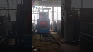 Trolley type annealing quenching furnace  Customer Site  Working Site heat treatment [upl. by Rubina]