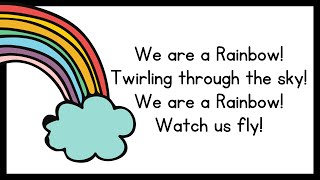 We are a Rainbow by Tunes and Tall Tales  Scarf Song for Kids [upl. by Tania726]