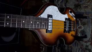 Hofner Ignition Series Vintage Violin Bass  The Beatles Bass Demo [upl. by Eisseb]