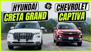 Chevrolet CAPTIVA vs Hyundai CRETA GRAND  Rodrigo de Motoren [upl. by Ivie]