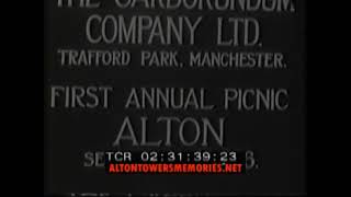 1926 Alton Towers visit footage  train station and extra archive footage [upl. by Uella]