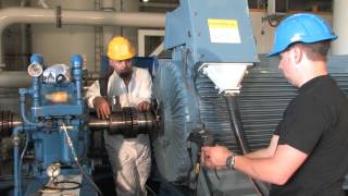 Machine train alignment with EasyLaser® E710 Shaft alignment tool [upl. by Brenden]