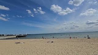 Saint Kilda beach Melbourne Australia spring oct 2024 st playa primavera [upl. by Benedic]