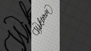 ☆Wiktoria☆ calligraphy handwriting lettering writing signature art [upl. by Dora29]