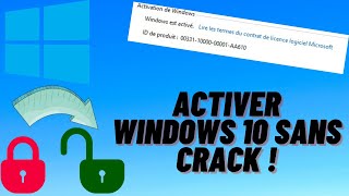 ACTIVER WINDOWS 10 GRATUITEMENT 2021 [upl. by Sivam]