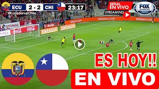 Ecuador vs Chile en vivo donde ver a que hora juega Ecuador vs Chile Eliminatorias Conmebol 2023 [upl. by Aihsened]