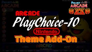 MAME  PlayChoice10 Arcade Theme AddOn  PA AZZA [upl. by Syla]