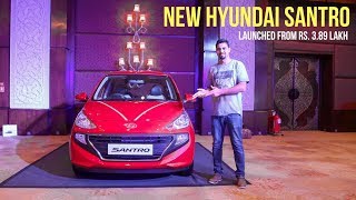 2018 Hyundai Santro Launched Most Detailed Overview [upl. by Naicad]