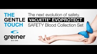 VACUETTE EVOPROTECT SAFETY Blood Collection Set [upl. by Kiryt]