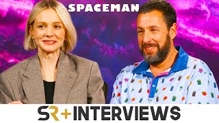 Adam Sandler amp Carey Mulligan On Spacemans Themes Director And Bread Intake [upl. by Fabiola214]