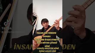 GÜLDİBİ KÖYÜACEMİ SAZ USTASI SAZI İNLETİYORkeşfetteyim [upl. by Bowles]