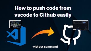 how to push code to github repository from visual studio without command [upl. by Yesiad]