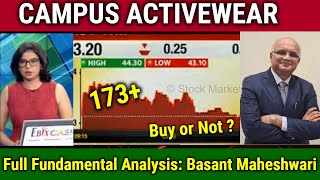 CAMPUS ACTIVEWEAR Fundamental Analysis Basant Maheshwaricampus Share Futuretarget 2025 [upl. by Purpura]