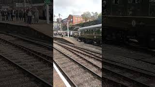 PRESERVED CLASS 1055612151485 AT BURY14 9 24NEIL HAYTON RAILWY MEMORIESrailway trains [upl. by Aitekram]