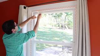 How to Weatherize Windows with Plastic Film Insulation  by Home Repair Tutor [upl. by Ardnossak51]