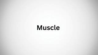 How to Pronounce muscle in English [upl. by Danuloff700]