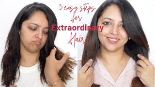 3 easy steps for extraordinary hair  L’Oréal Paris Extraordinary Oil Serum [upl. by Nerrol]