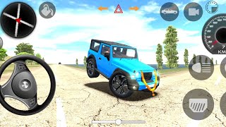 indian tractor driving 3d game me thar ko pahad ke upar chdha ke palti kuaa diya 514 [upl. by Tubb685]