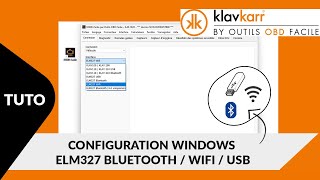 TUTO EOBDFacile Config Windows avec ELM327 Bluetooth Wifi USB [upl. by Trin952]