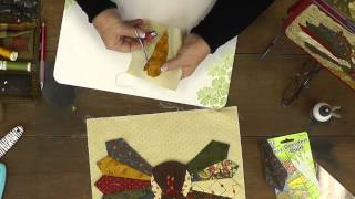 How to make a Dresden Turkey Applique with Jan Patek  BLOCK 9Mini Quilt Block of the Month [upl. by Mannuela]