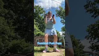 Dumbbell Push Press August 11th 2024 [upl. by Amelie]