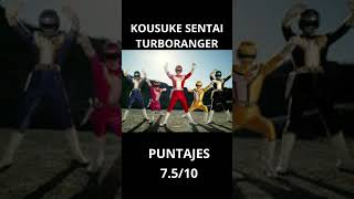 PUNTAJES KOUSUKE SENTAI TURBORANGER [upl. by Orazio123]