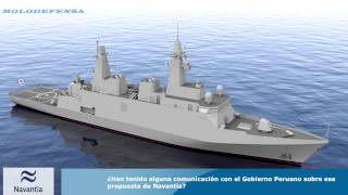 El representante de Navantia nos explica sobre la Fragata F538 para la MGP [upl. by Retlaw]