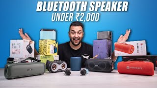 I Bought all the Best Bluetooth Speaker Under 2000 Rupees  RANKING [upl. by Allimrac862]