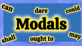 Class 56 Modal Verbs  Rules to use modals  Modals in English grammarenglish shubiscorner9075 [upl. by Nonrev913]