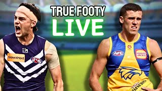 Fremantle Dockers Vs West Coast Eagles  AFL Round 20 [upl. by Nirrac]