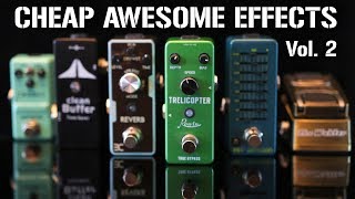 More CHEAP but AWESOME mini effects pedals [upl. by Akimik913]