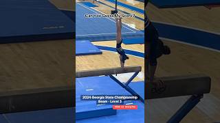 Georgia State Championship 2024  Beam Level 3 gymnasticsbeam gymnastics gymnast usagymnastics [upl. by Izmar]