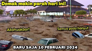 DARURAT DI JAWA TENGAH DetikDetik Banjir Terparah Demak Ambles Hari Ini Banjir Demak [upl. by Winther823]