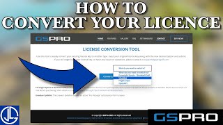 How do I change my GS Pro licence Licence conversion tool [upl. by Weasner605]