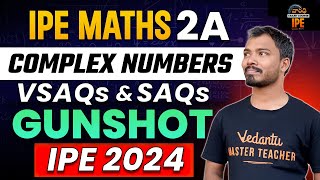 IPE Maths 2A  Complex Numbers In Telugu  VSAQs amp SAQs  Gunshot Questions  Varadhi IPE 202425 [upl. by Randa]