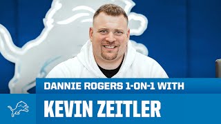 1 on 1 with Guard Kevin Zeitler  Detroit Lions [upl. by Sinnal]