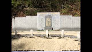 Le monument a l’hommage des fusillés de Tavannes 55 [upl. by Enyamart]