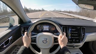 2019 Volvo V60 T6 AWD Momentum  POV Review [upl. by Schalles581]