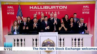 Halliburton Company NYSE HAL Rings the NYSE Opening Bell [upl. by Hudis]