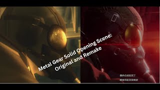 Metal Gear Solid Opening Scene  Original and Remake [upl. by Ikik19]