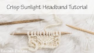 Fish Tail Braided Cable Headband Knitting Pattern Free [upl. by Tekcirk603]