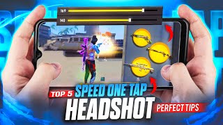 Unique  One Tap Headshot Top 5 Tips And Tricks  Garena Free Fire 2024 [upl. by Iram]