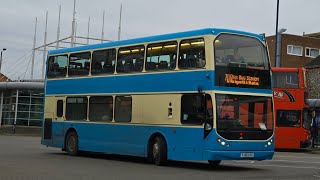 YJ56 KCK  Simonds of Diss  DAF DB250 ELC Mylennium  73 Bury St Edmunds [upl. by Sudnak111]