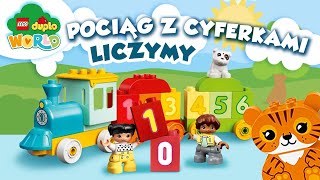 Lego DUPLO  Pociąg z cyferkamiLICZYMY RAZEM PO POLSKU I ANGIELSKU  Number trainWE COUNT TOGETHER [upl. by Giuditta456]